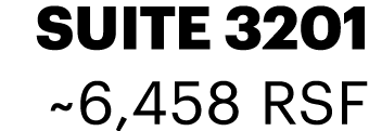 Suite 3201 ~6,458 RSF 